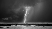 Marsh Lightning - Cattail Marsh, Beaumont, Texas