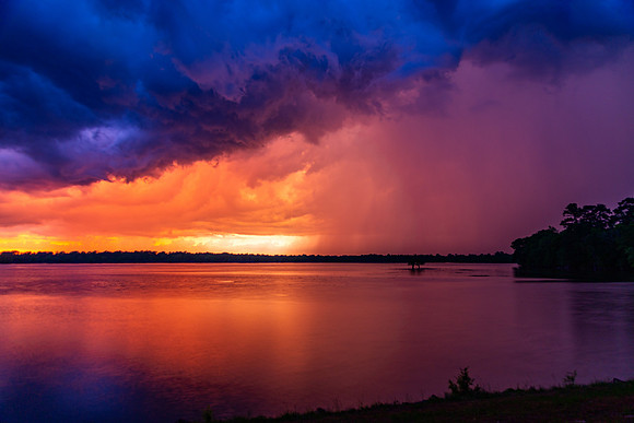 Thunderstorm, Steinhagen Reservoir, Texas